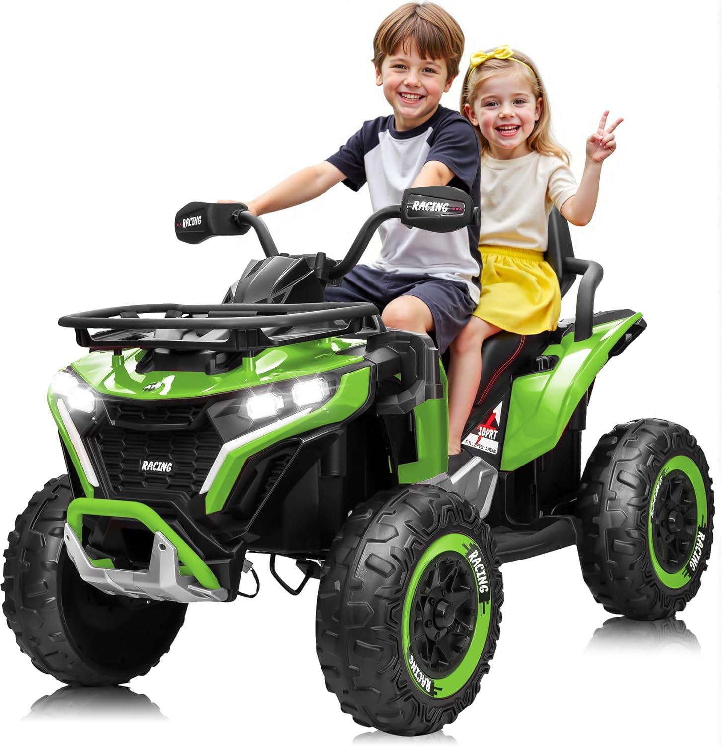 JORFLY 800W 24V 2 Seater Big Kids' Ride-On Electric All-Terrain Vehicle ATV