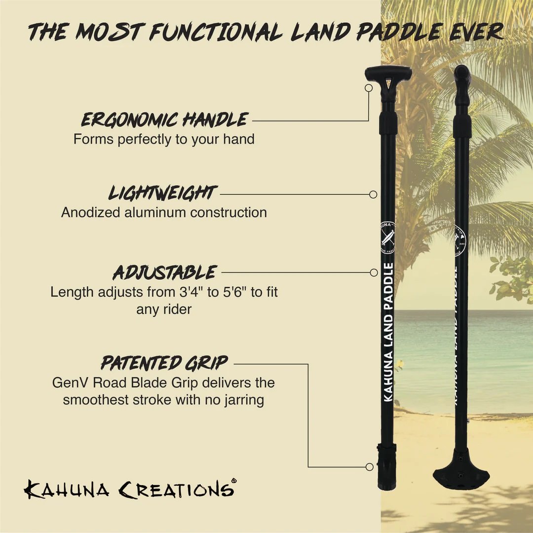 Kahuna Creations LAND PADDLE BUNDLE 40" Land Paddle Board, Longboard