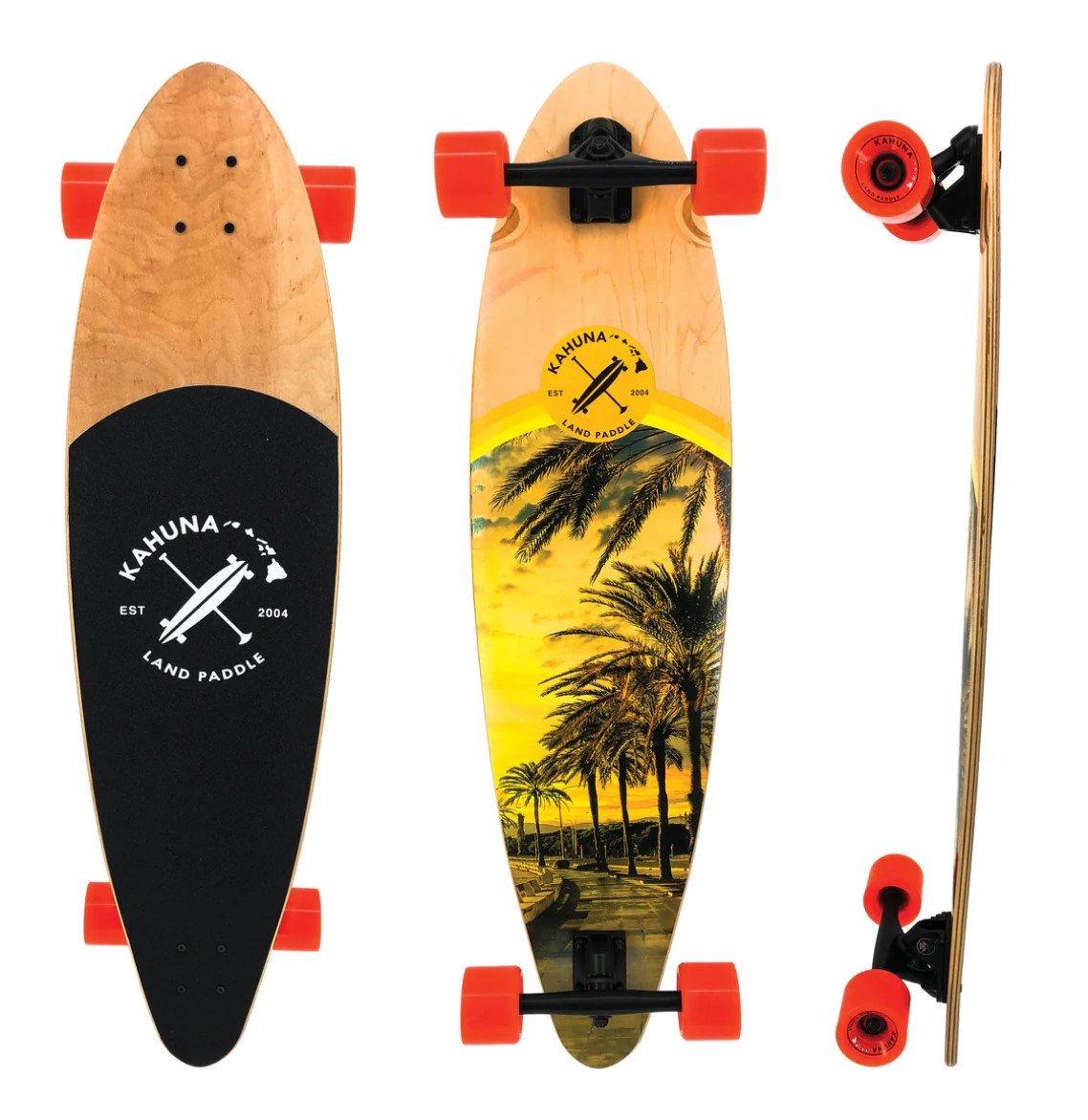 Kahuna Creations LAND PADDLE BUNDLE 40" Land Paddle Board, Longboard