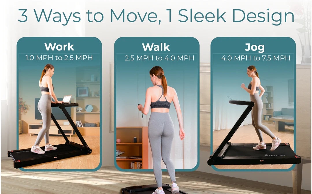 Lifesmart TM2202 3-in-1 Folding Treadmill
