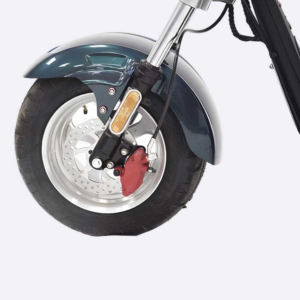 LinksEride CP1.1 2000W 60V 20Ah DUAL BATTERY 2 SEATER Electric Motorcycle Scooter