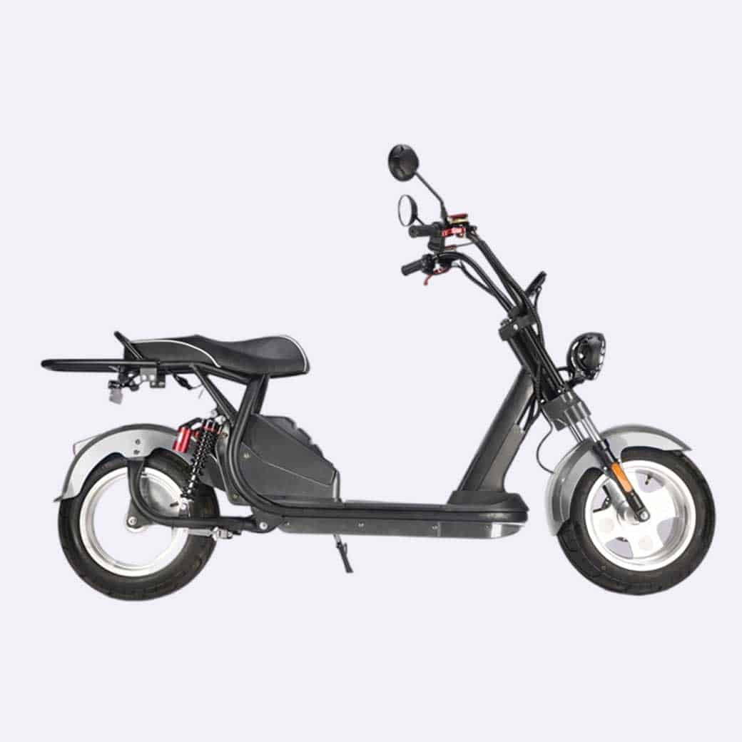 LinksEride CP5.1 2000W 60V 20Ah DUAL BATTERY 2 SEATER Electric Motorcycle Scooter
