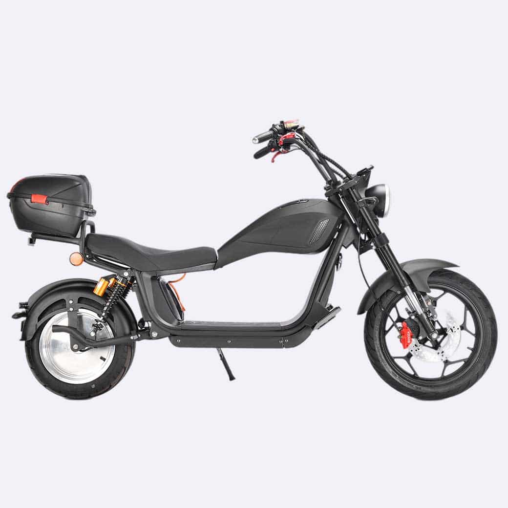 LinksEride CP6 Citycoco 4000W 60V 20Ah Fat Tire Electric Motorcycle Scooter