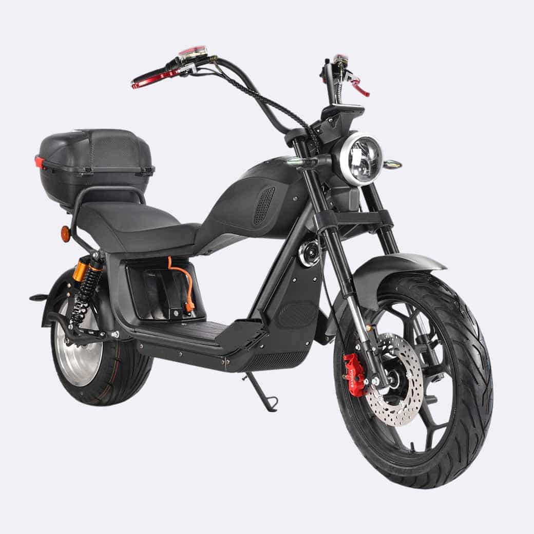 LinksEride CP6 Citycoco 4000W 60V 20Ah Fat Tire Electric Motorcycle Scooter