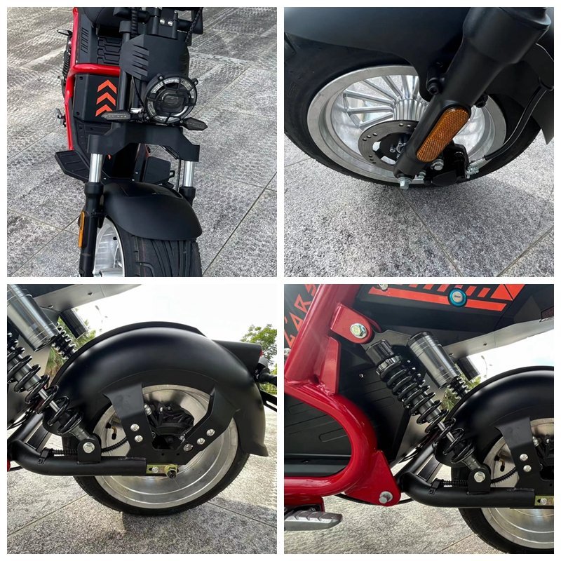 LinksEride CP9 Luxury Citycoco 4000W 60V 50Ah Fat Tire Lithium Electric Scooter