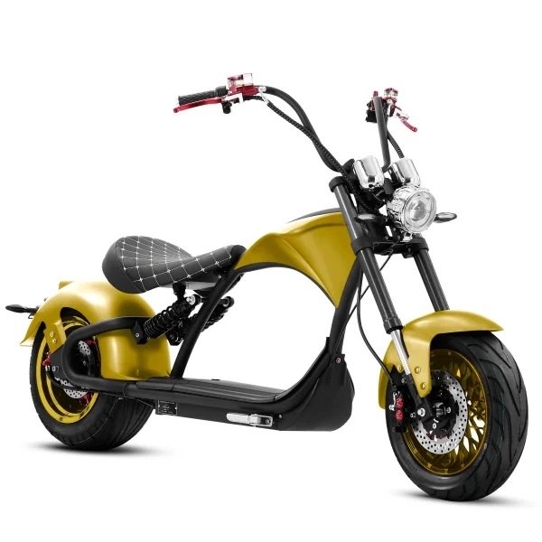 LinksEride M1P Citycoco 2000W 60V 30Ah Full Suspension Fat Tire Lithium Electric Scooter
