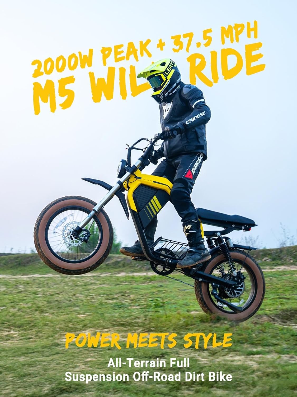 Luckeep M5Max 1500W 20" Fat Tire Moped Electric Bike