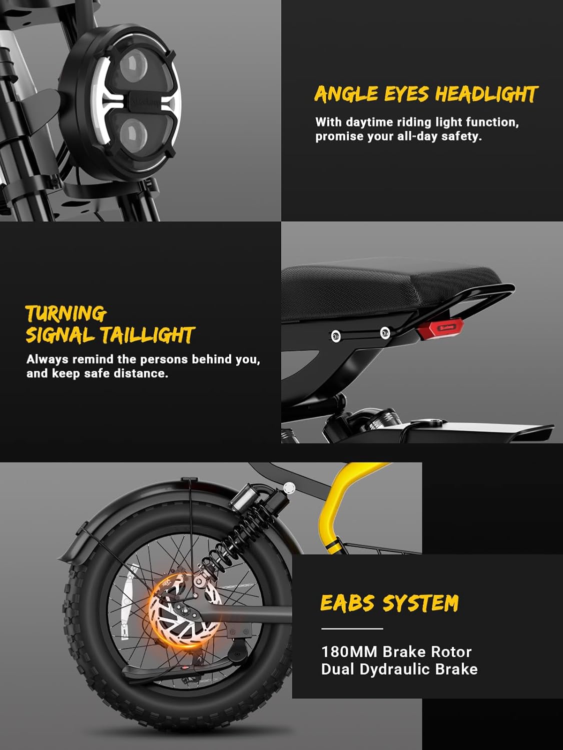 Luckeep M5Ultra 2000W 20" Fat Tire Moped Electric Bike