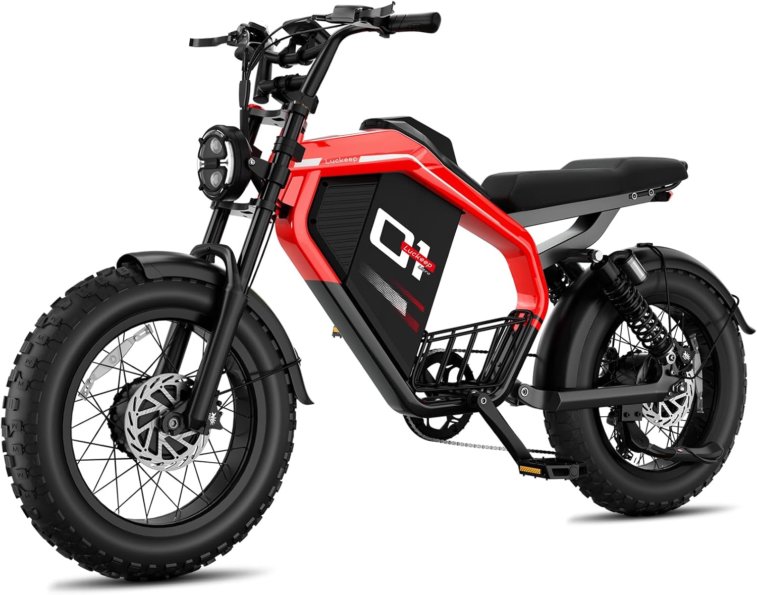 Luckeep M5Ultra 2000W 20" Fat Tire Moped Electric Bike