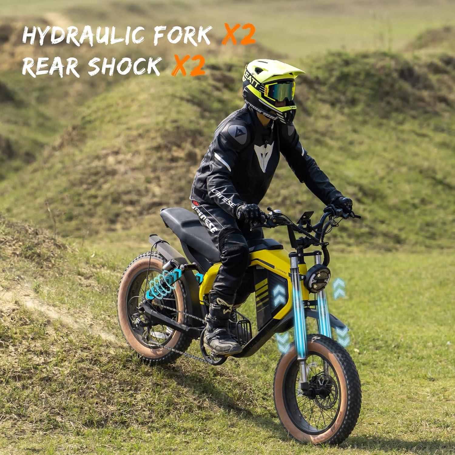 Luckeep M5Ultra 2000W 20" Fat Tire Moped Electric Bike