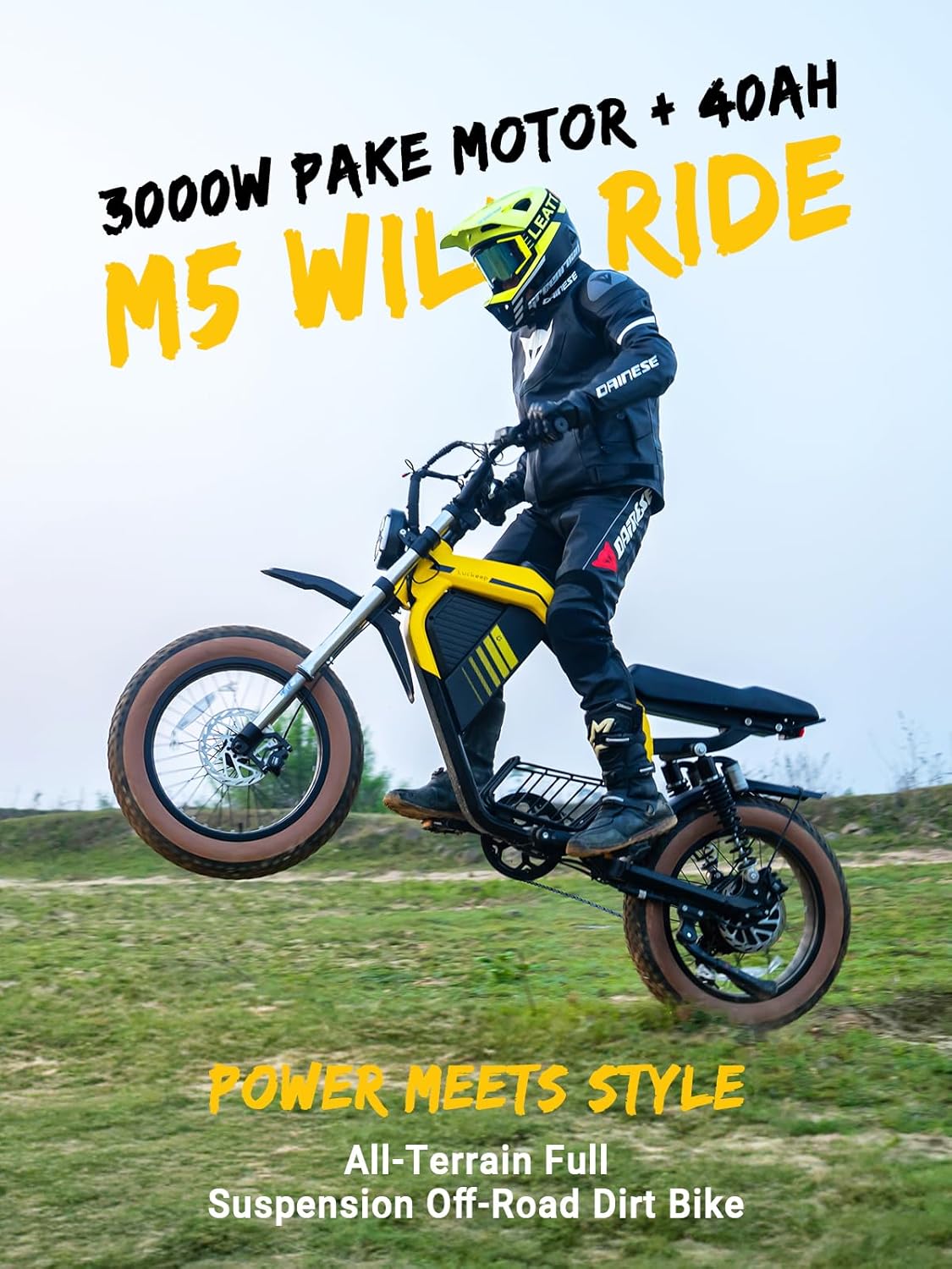 Luckeep M5Ultra 2000W 20" Fat Tire Moped Electric Bike