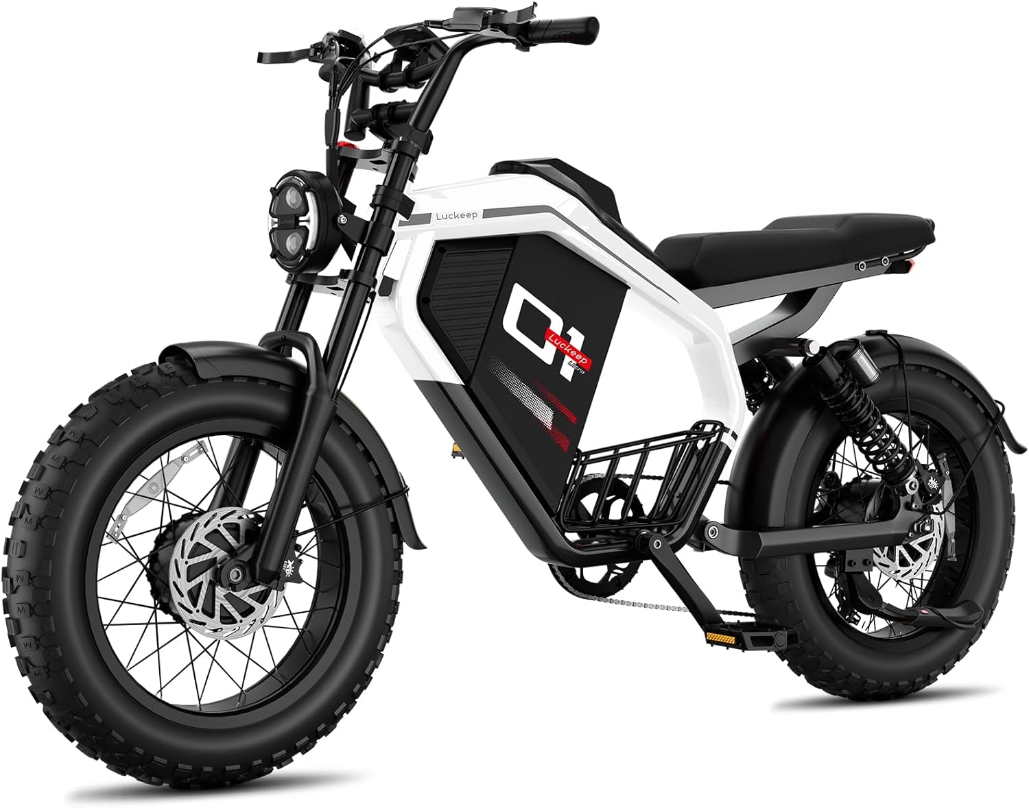 Luckeep M5Ultra 2000W 20" Fat Tire Moped Electric Bike