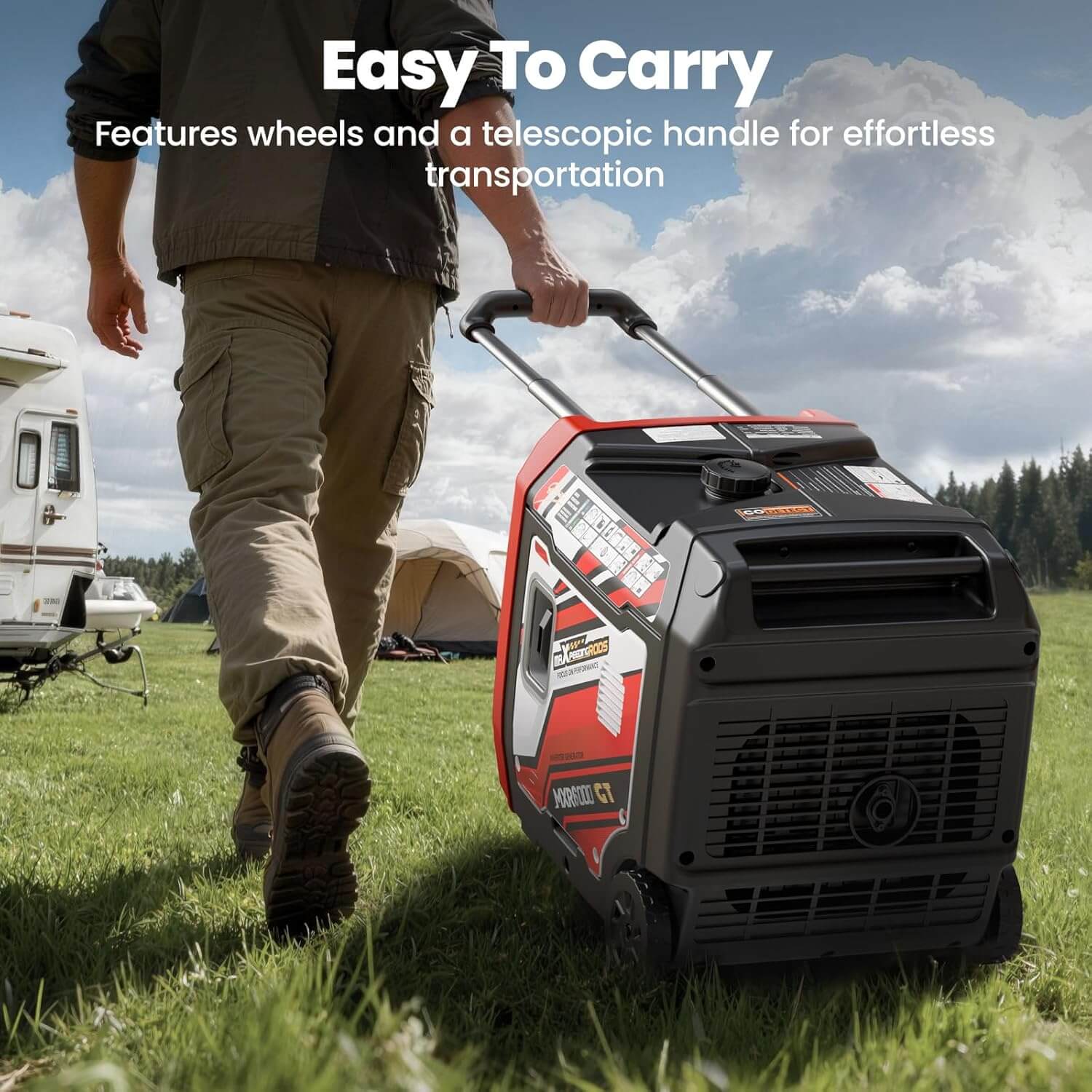 maXpeedingrods 6000W Portable Inverter Generator MXR6000GT