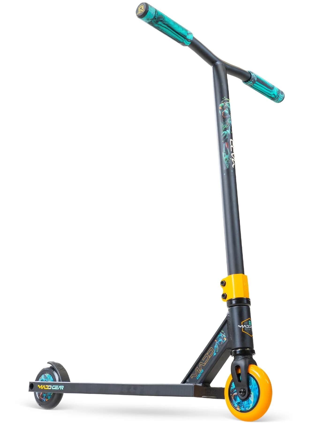 Madd Gear MG2 OBSIDIAN Pro Complete Body-Powered Kick Stunt Scooter