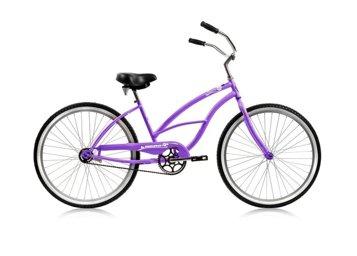 Micargi PANTERA 26" Women's Single Speed Step-Through Beach Cruiser Bike
