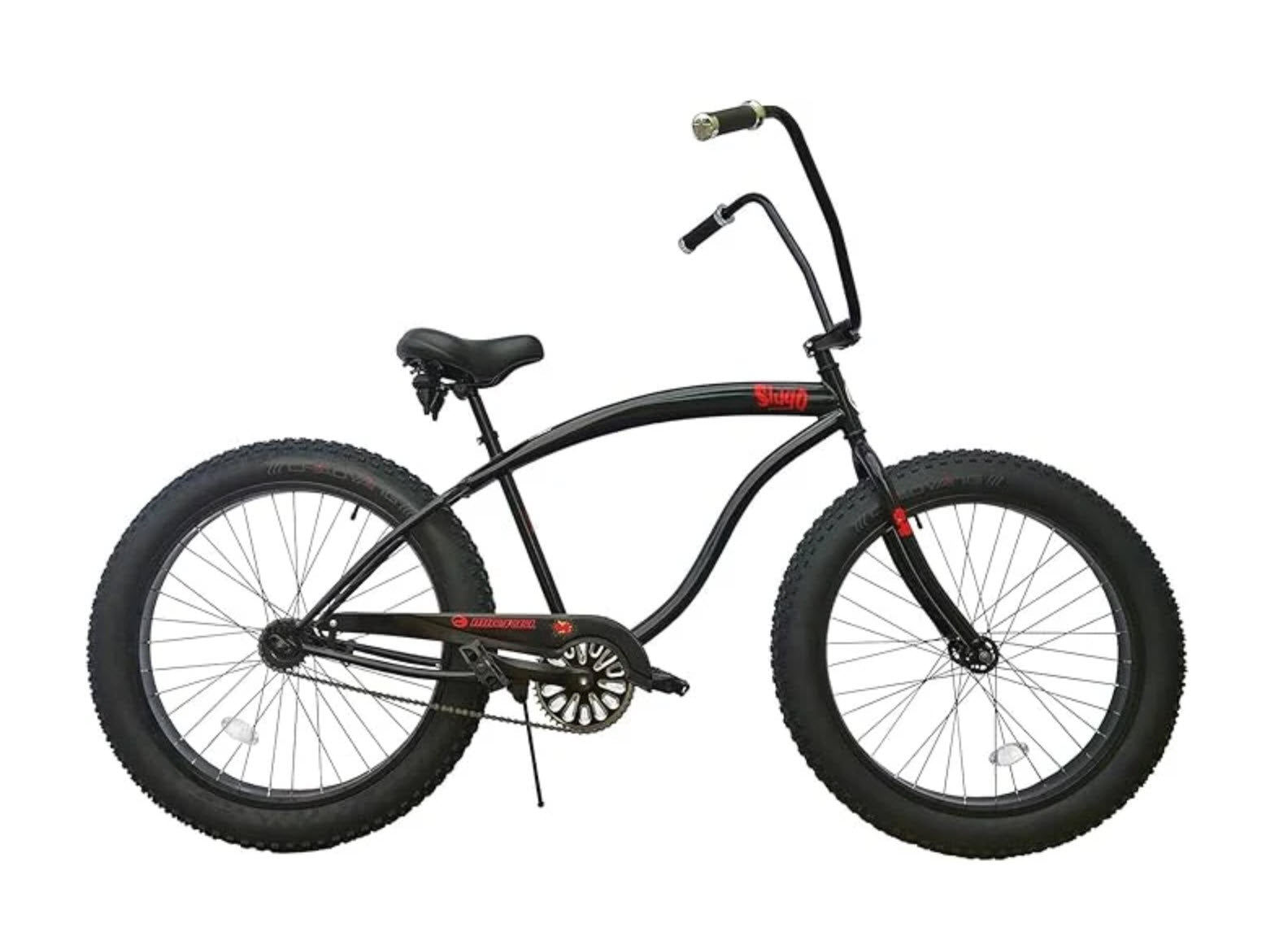 Micargi SLUGO 26" Single Speed Fat Tire Beach Cruiser Bike