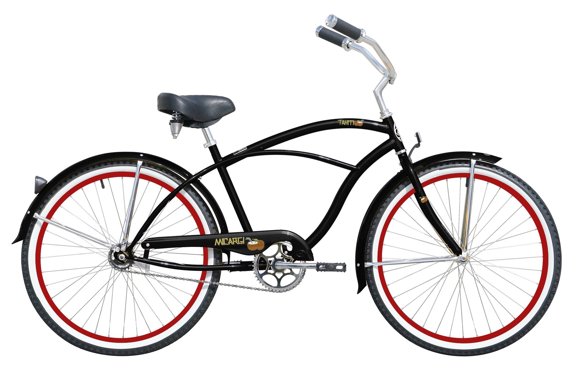 Micargi TAHITI 26" Men's Single Speed Beach Cruiser Bike