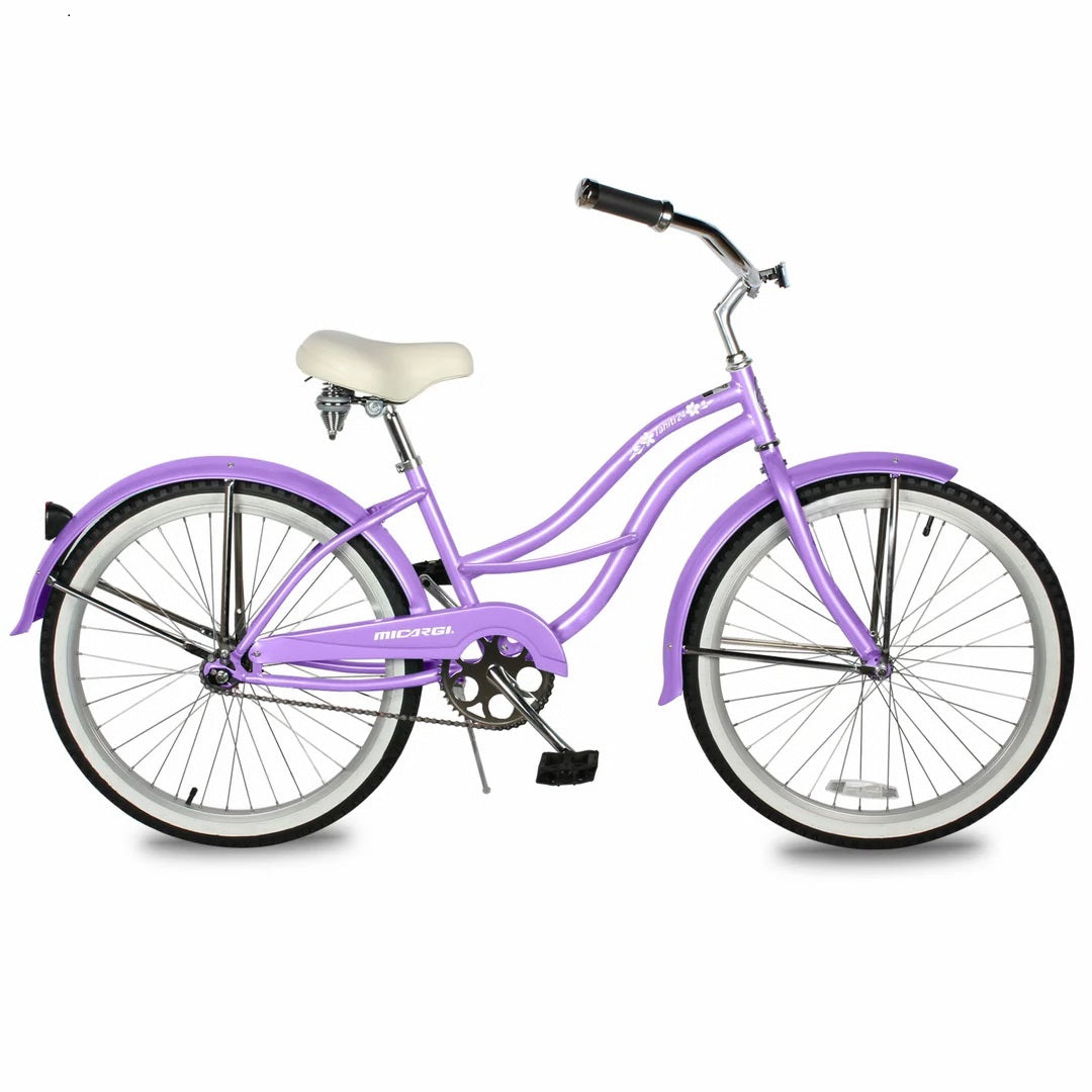 Micargi TAHITI 26" Women's Step-Thru Single Speed Beach Cruiser Bike