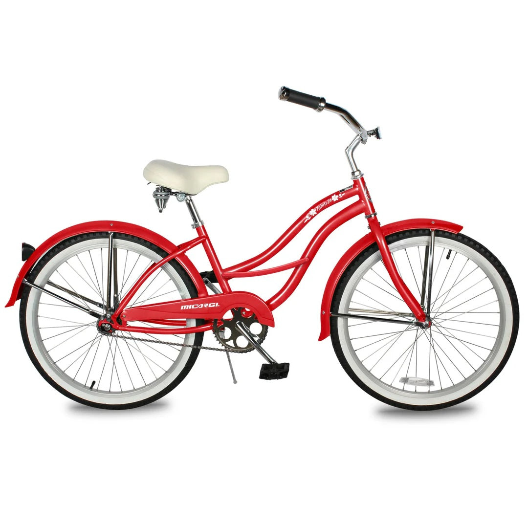 Micargi TAHITI 26" Women's Step-Thru Single Speed Beach Cruiser Bike