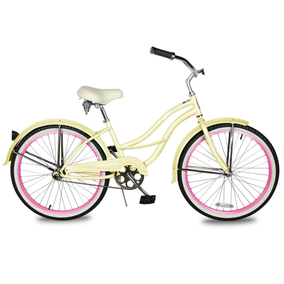 Micargi TAHITI 26" Women's Step-Thru Single Speed Beach Cruiser Bike