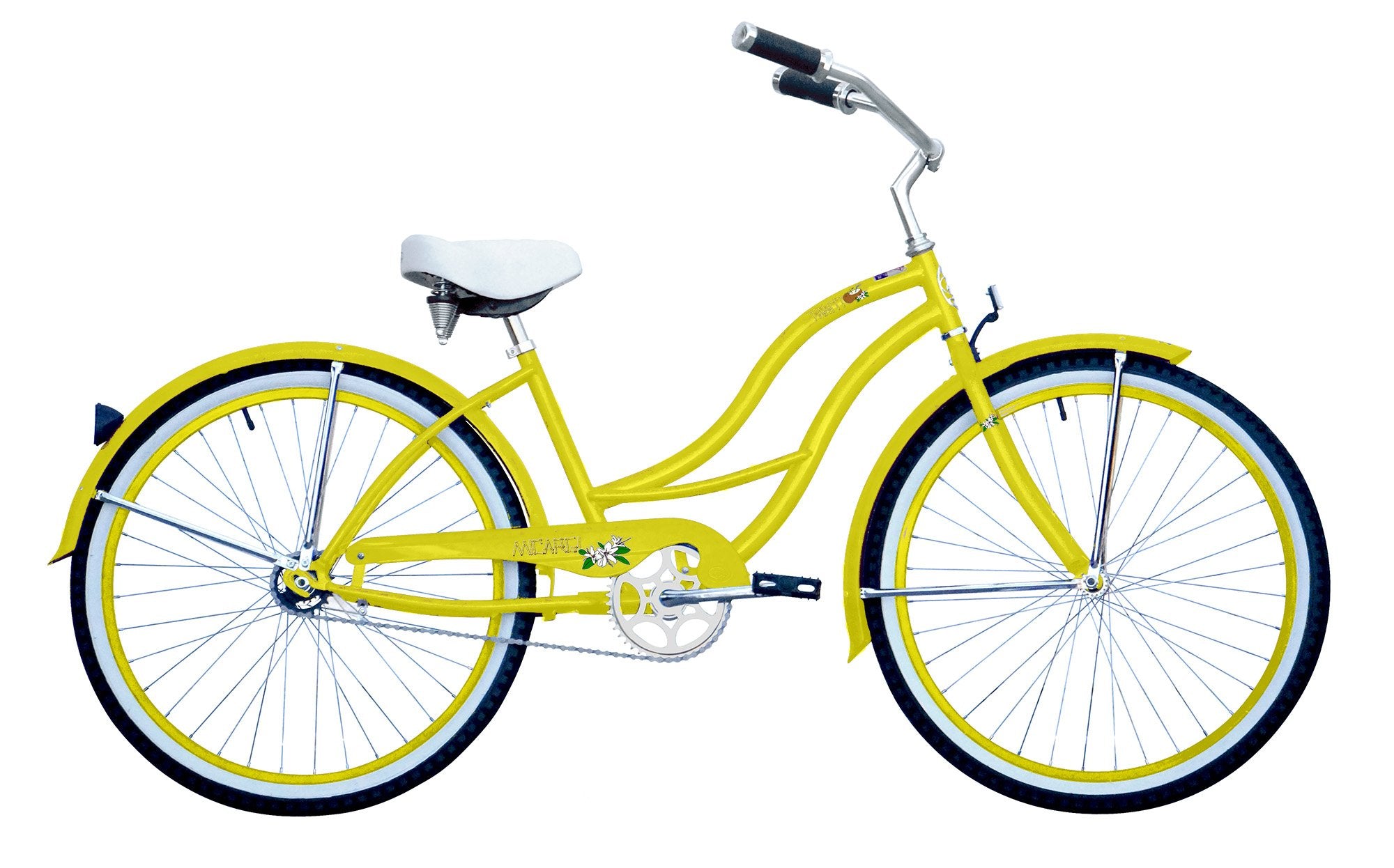 Micargi TAHITI 26" Women's Step-Thru Single Speed Beach Cruiser Bike