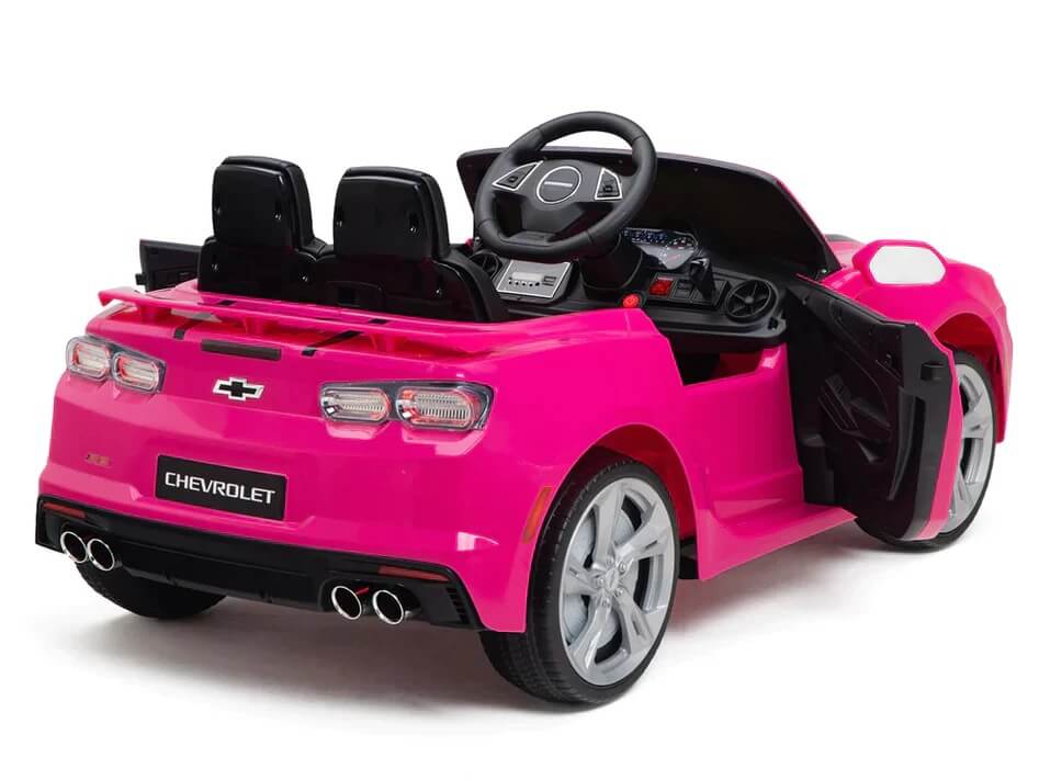 Mini Moto Toys CHEVROLET CAMARO 12V Electric Ride-On Car, EVA Wheels, Parental Remote