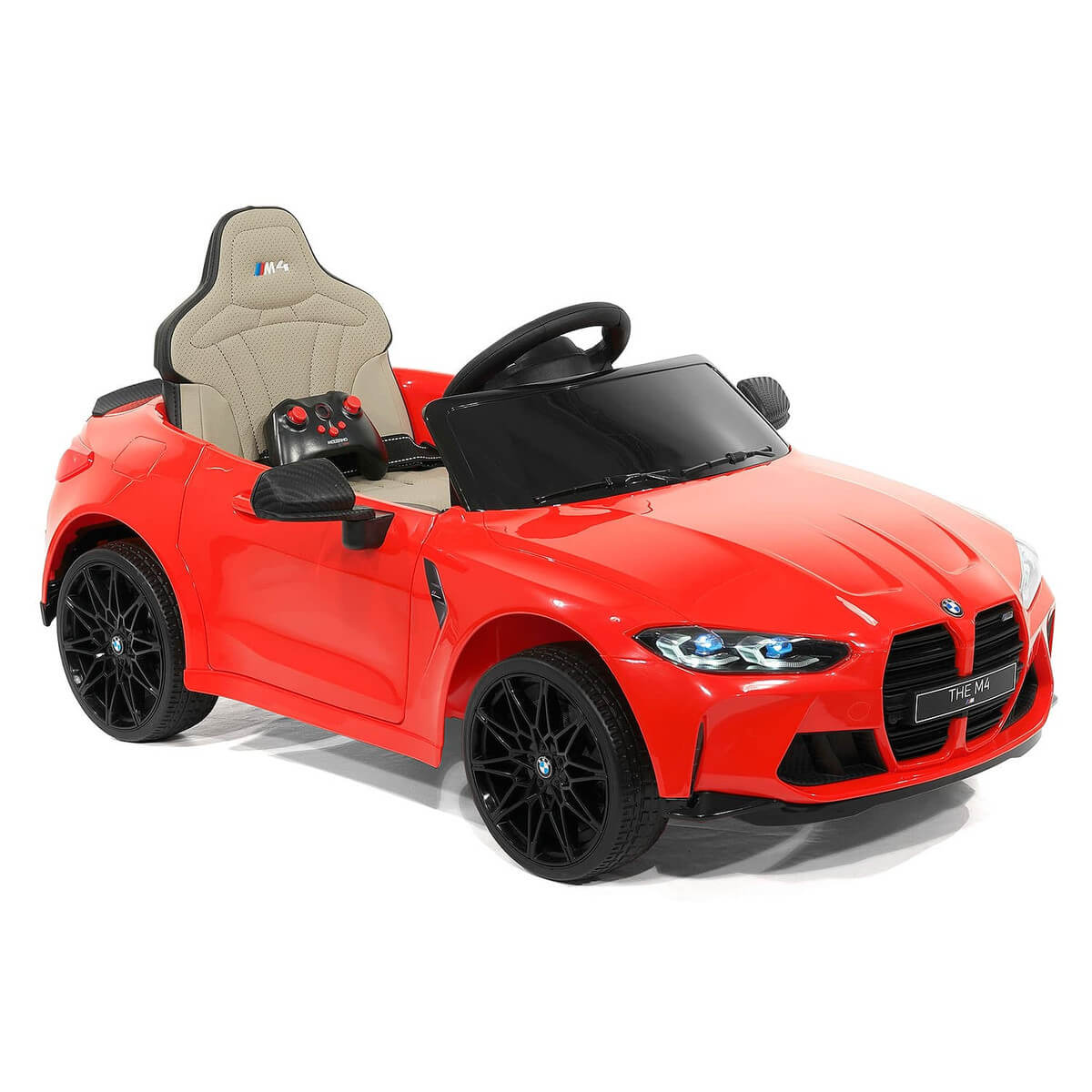 Moderno Kids BMW M4 12V Electric Ride-On Car Parental Remote