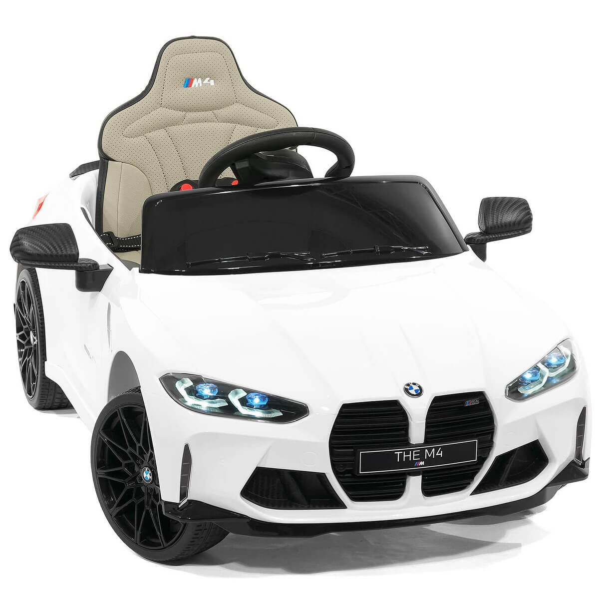 Moderno Kids BMW M4 12V Electric Ride-On Car Parental Remote