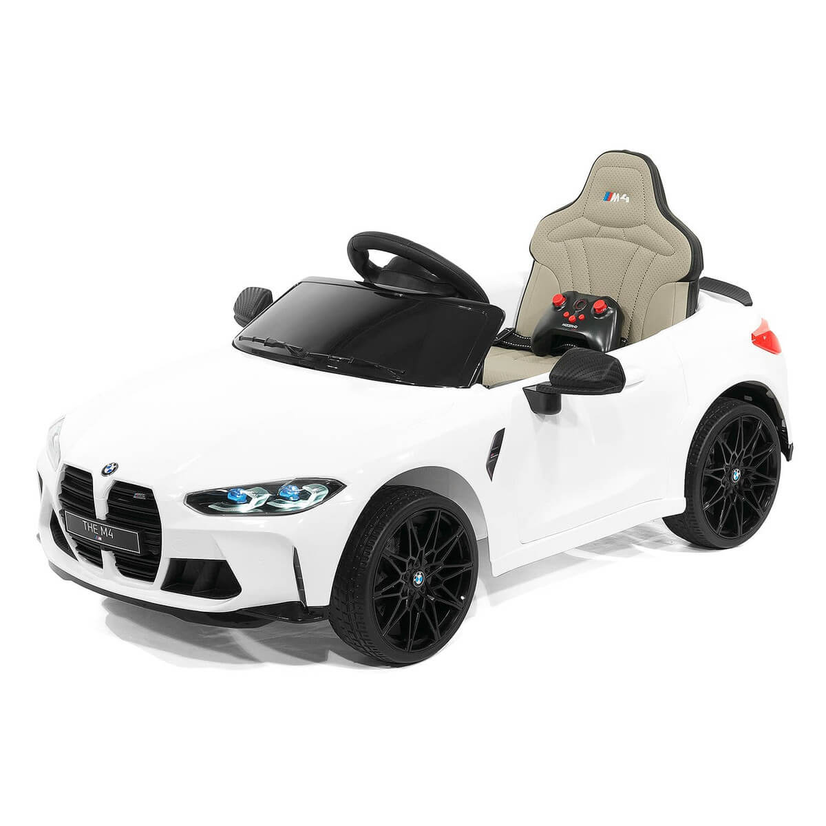 Moderno Kids BMW M4 12V Electric Ride-On Car Parental Remote
