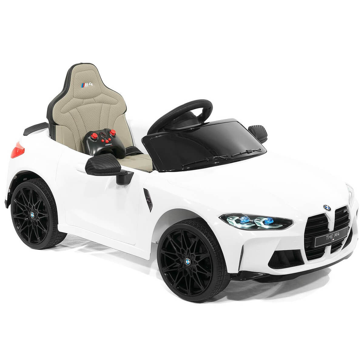 Moderno Kids BMW M4 12V Electric Ride-On Car Parental Remote