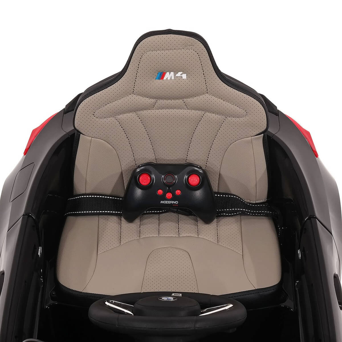 Moderno Kids BMW M4 12V Electric Ride-On Car Parental Remote