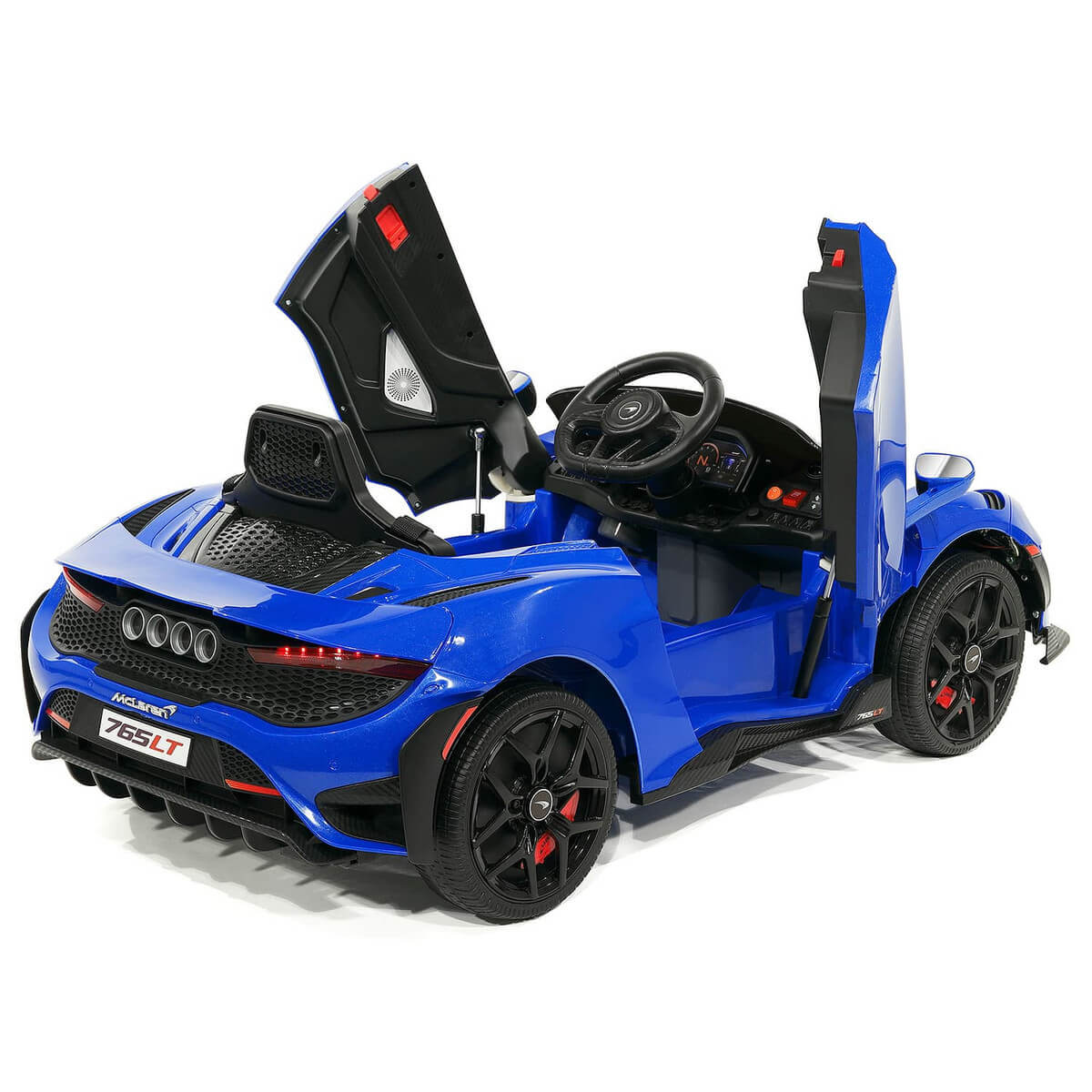 Moderno Kids MCLAREN 765LT 12V Electric Ride-On Car, Remote
