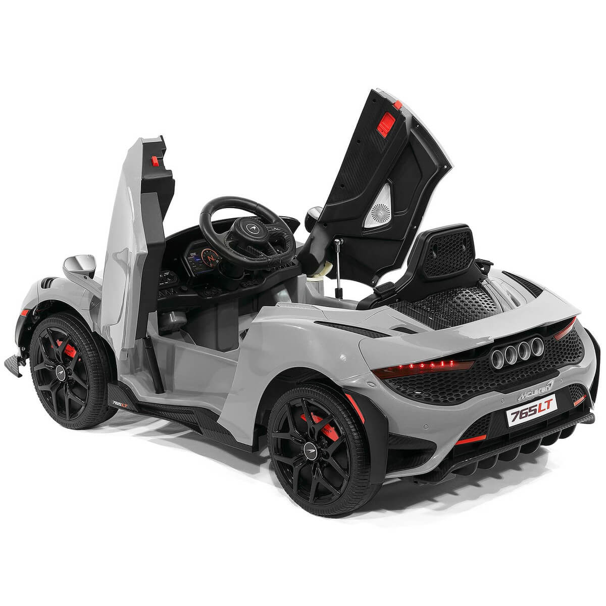 Moderno Kids MCLAREN 765LT 12V Electric Ride-On Car, Remote