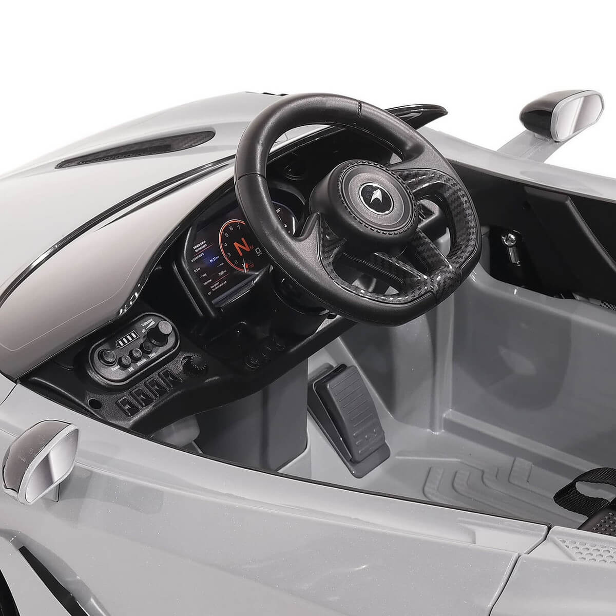 Moderno Kids MCLAREN 765LT 12V Electric Ride-On Car, Remote