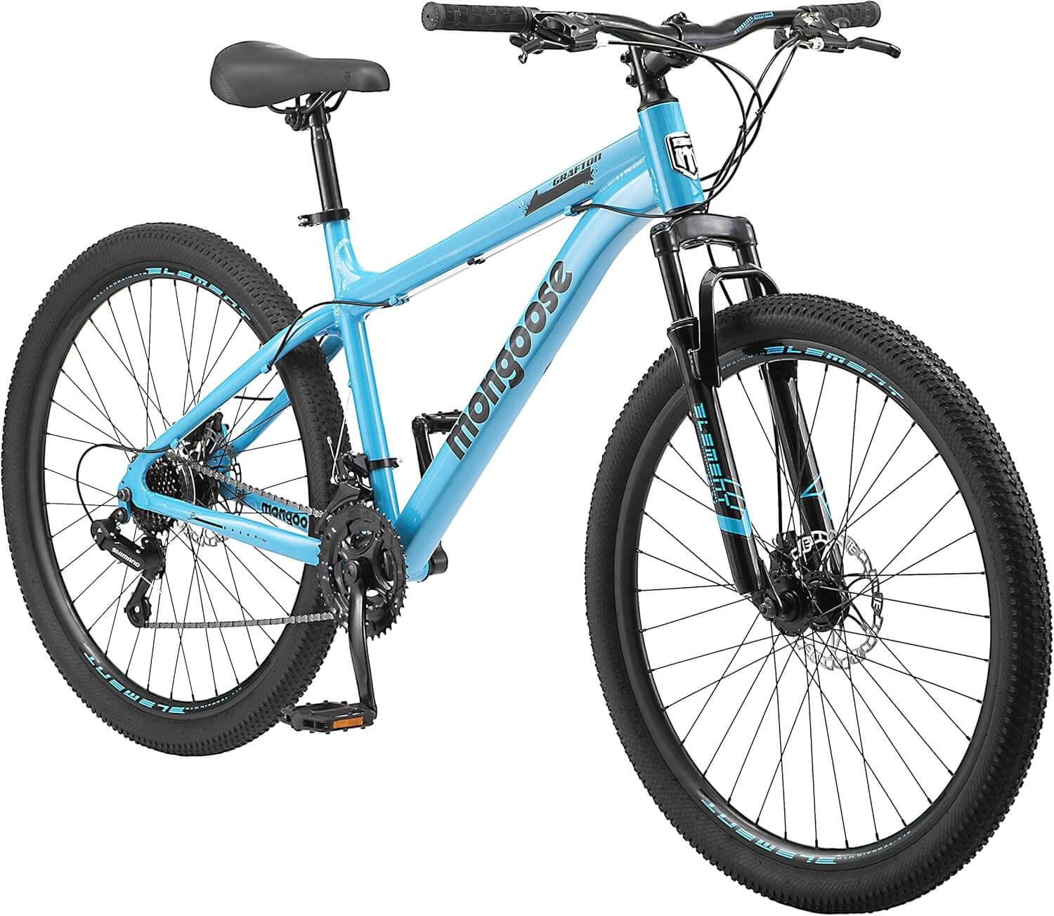 Mongoose Grafton 27.5" 21 Speed MTB Men's Hardtail Mountain Bicycle