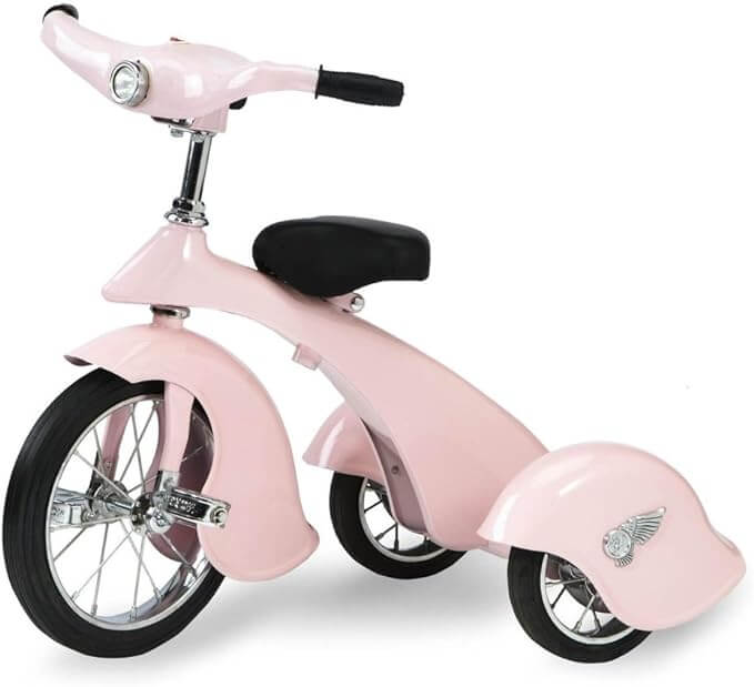 Morgan Cycle Retro Style PEGASUS Pink Steel Kids Tricycle, 31205