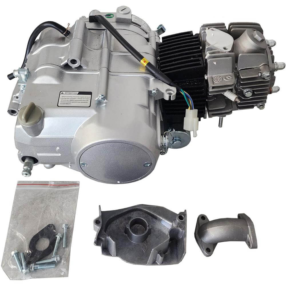 MotoTec Replacement 125cc 4 Stroke ENGINE for X3 Gas Dirt Bike