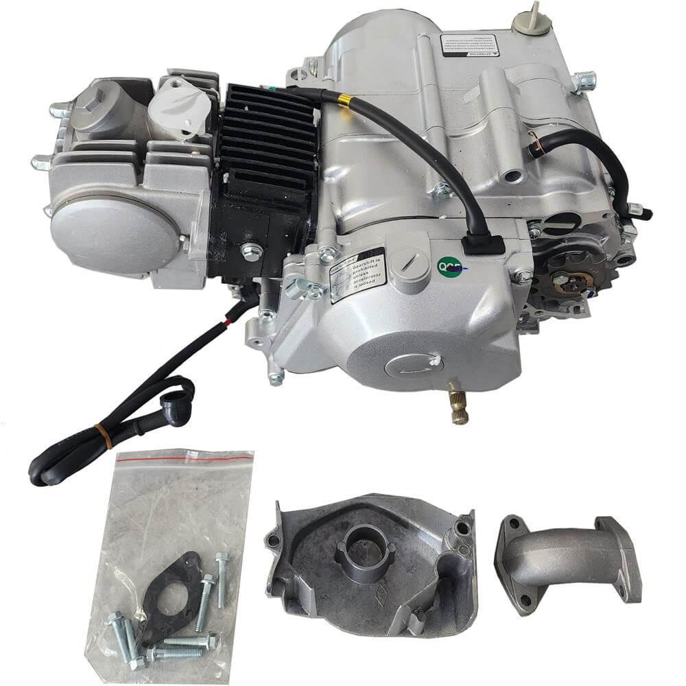 MotoTec Replacement 125cc 4 Stroke ENGINE for X3 Gas Dirt Bike