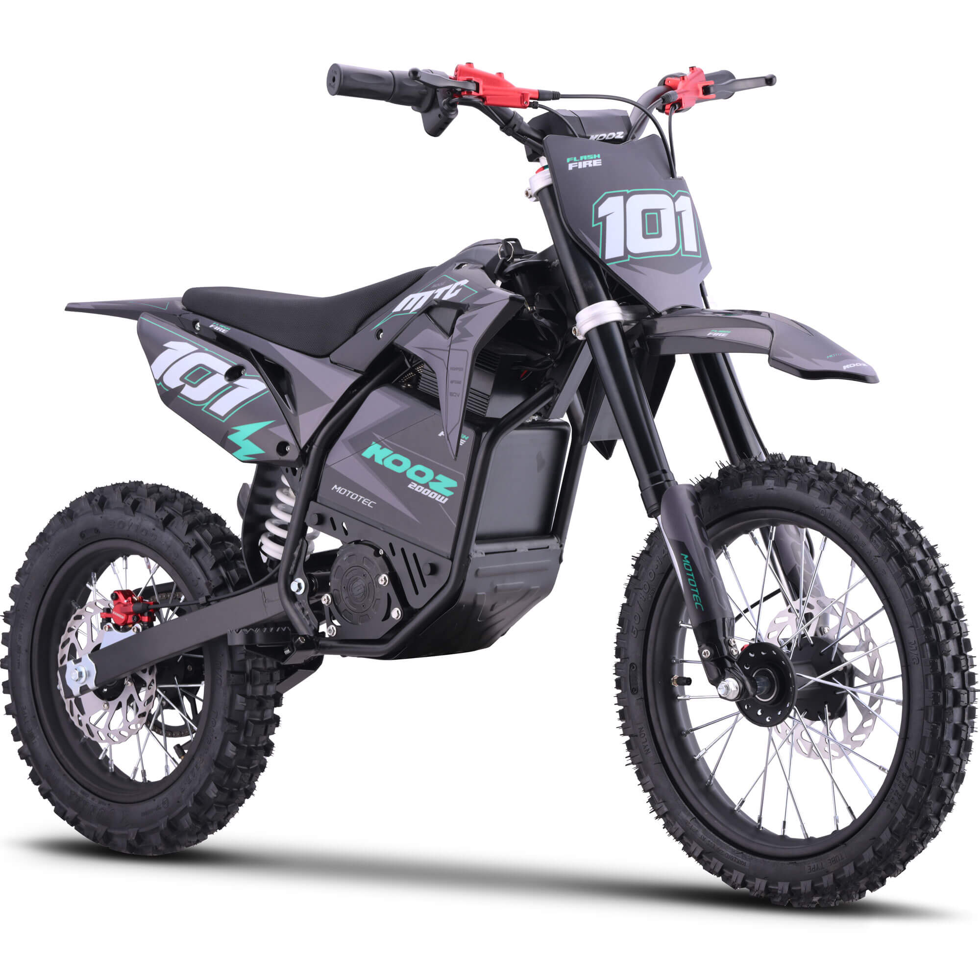 MotoTec 2000W 60V PRO (HP115E) Kids' Suspension Lithium Electric Dirt Bike