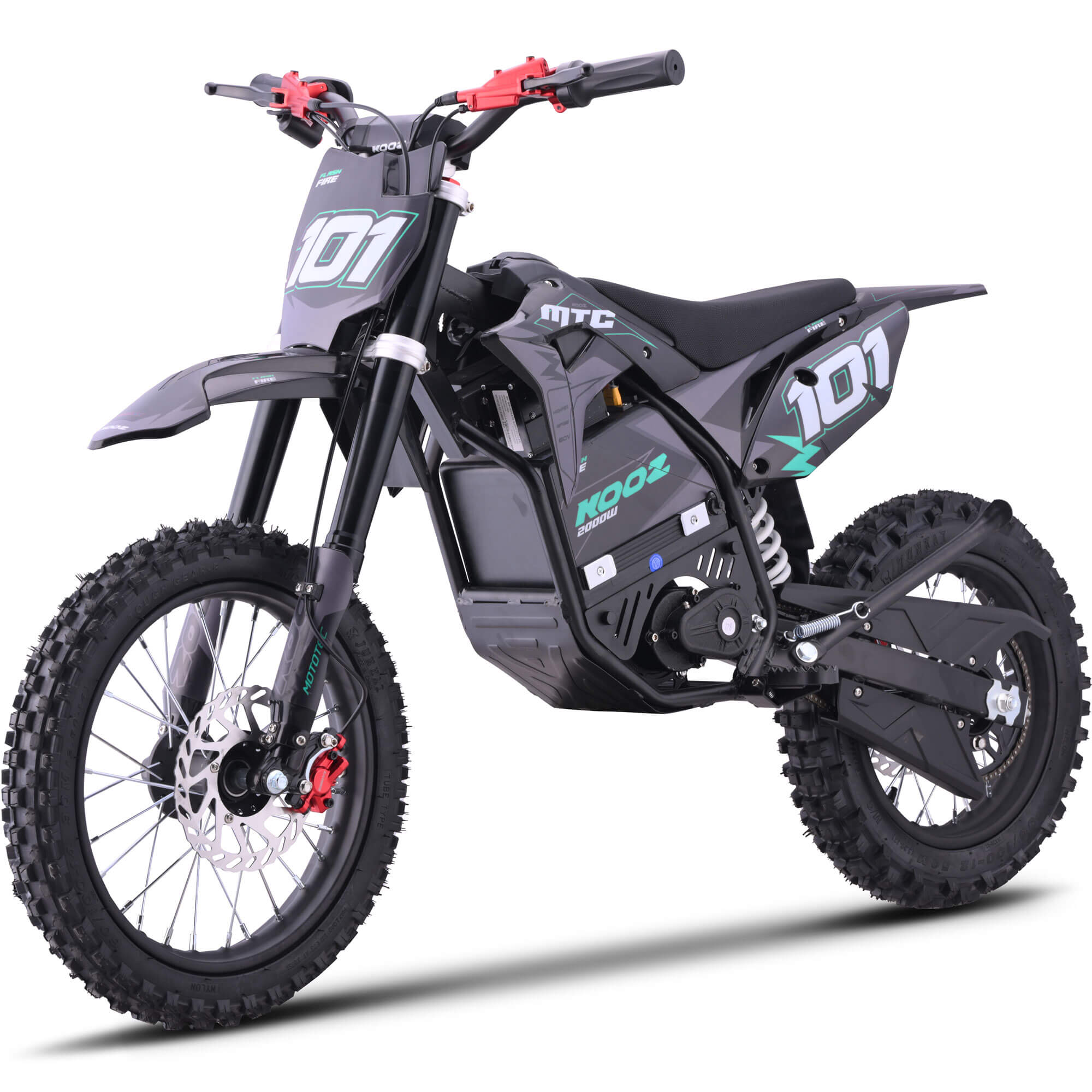 MotoTec 2000W 60V PRO (HP115E) Kids' Suspension Lithium Electric Dirt Bike