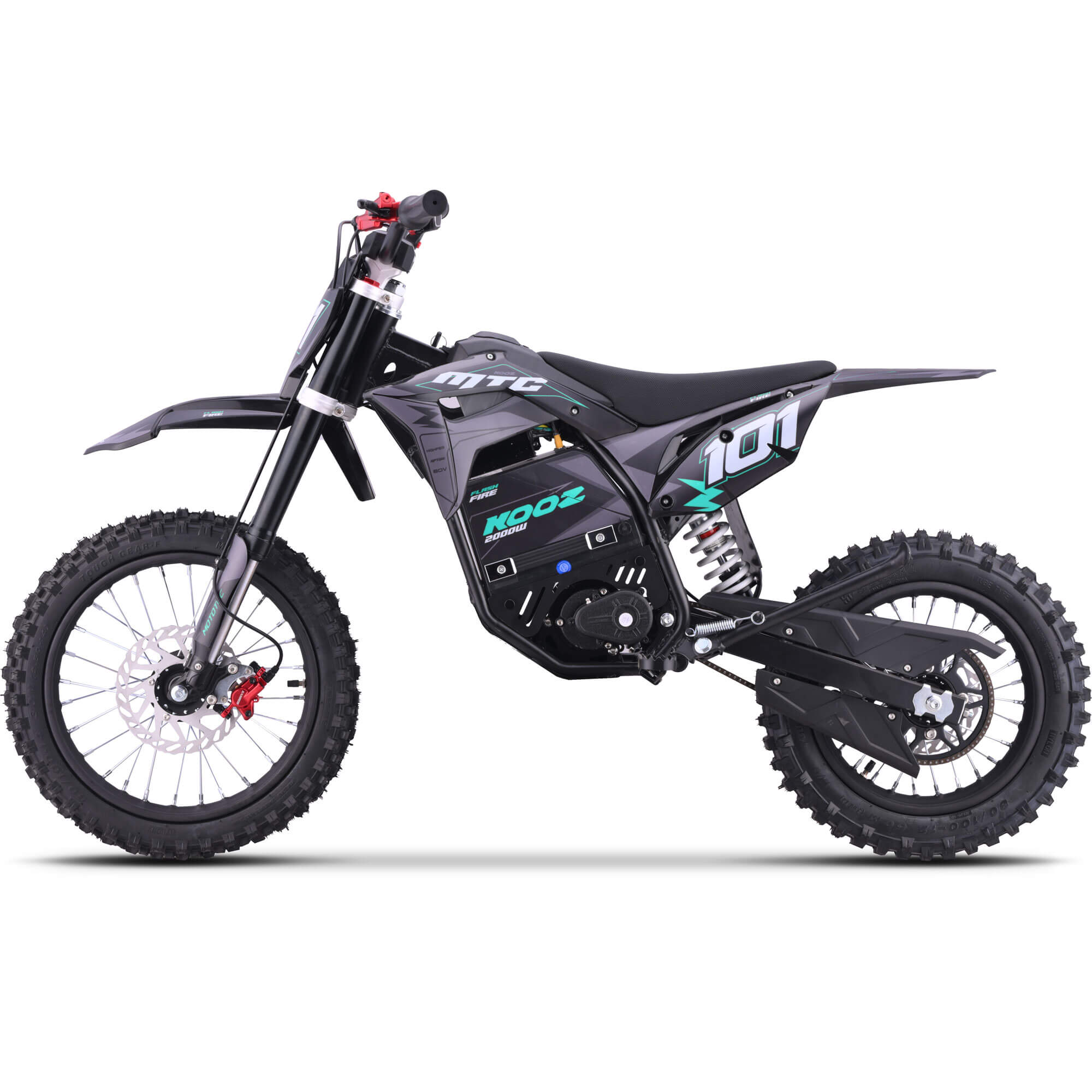 MotoTec 2000W 60V PRO (HP115E) Kids' Suspension Lithium Electric Dirt Bike