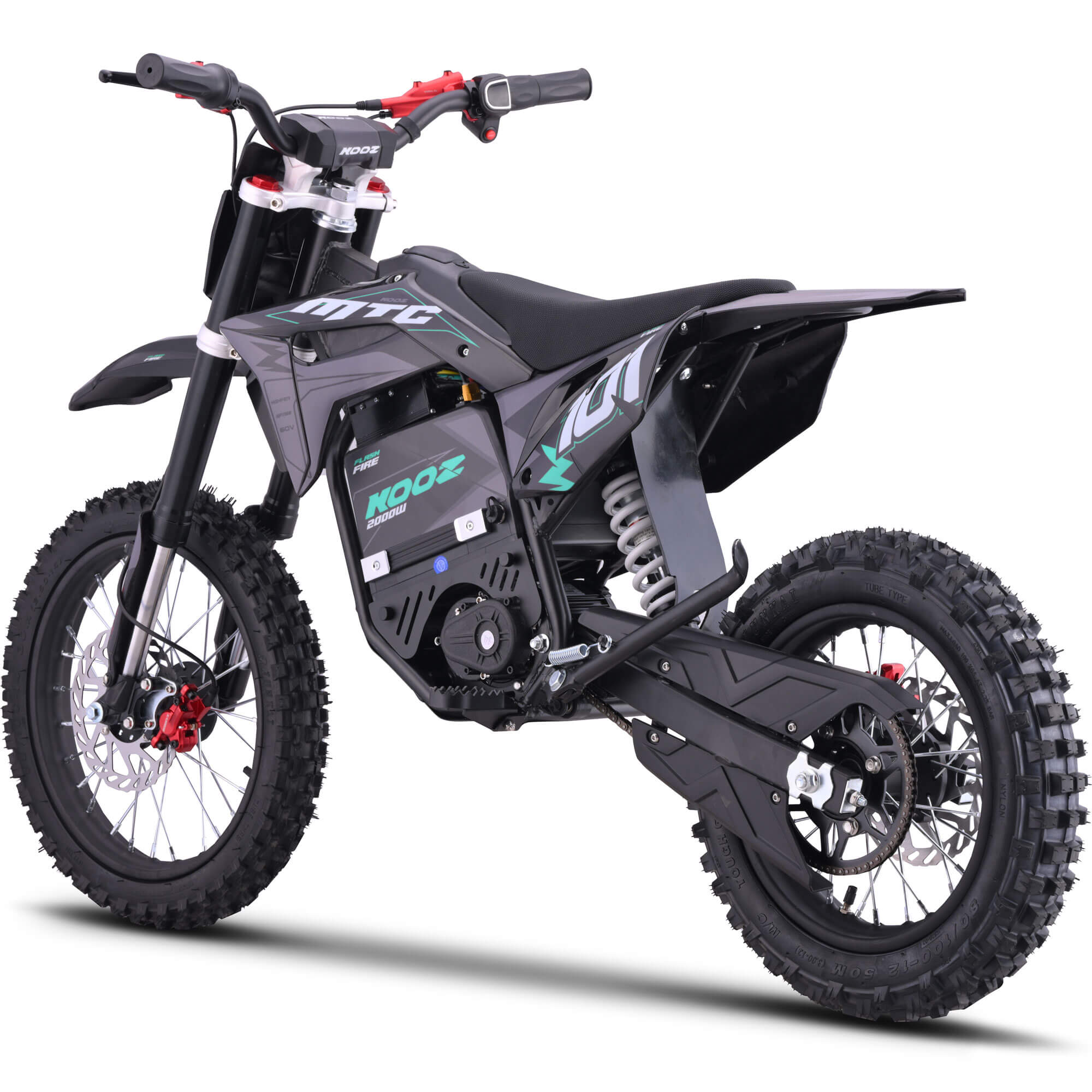 MotoTec 2000W 60V PRO (HP115E) Kids' Suspension Lithium Electric Dirt Bike