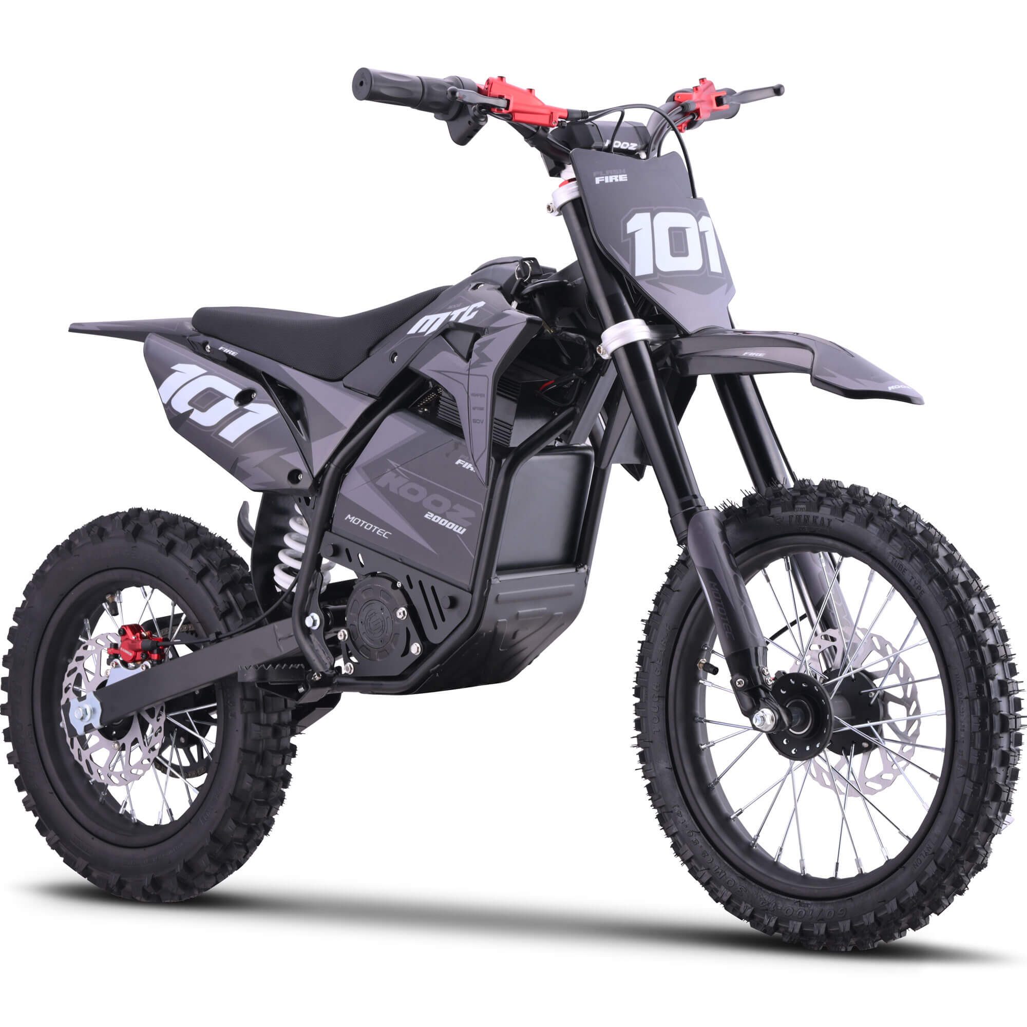 MotoTec 2000W 60V PRO (HP115E) Kids' Suspension Lithium Electric Dirt Bike