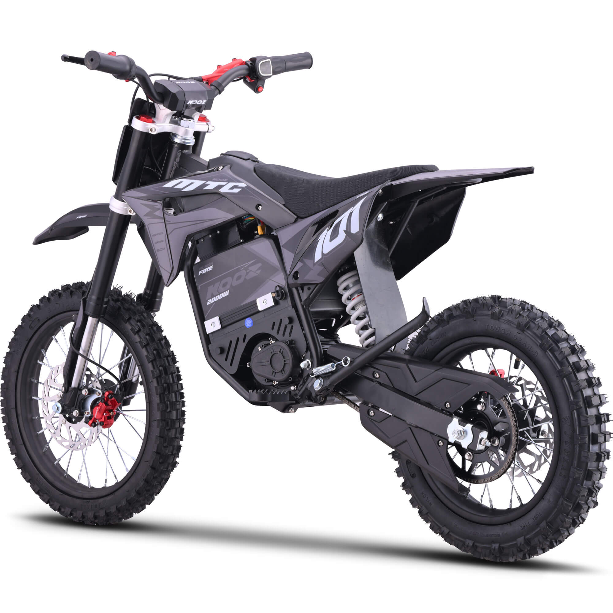 MotoTec 2000W 60V PRO (HP115E) Kids' Suspension Lithium Electric Dirt Bike