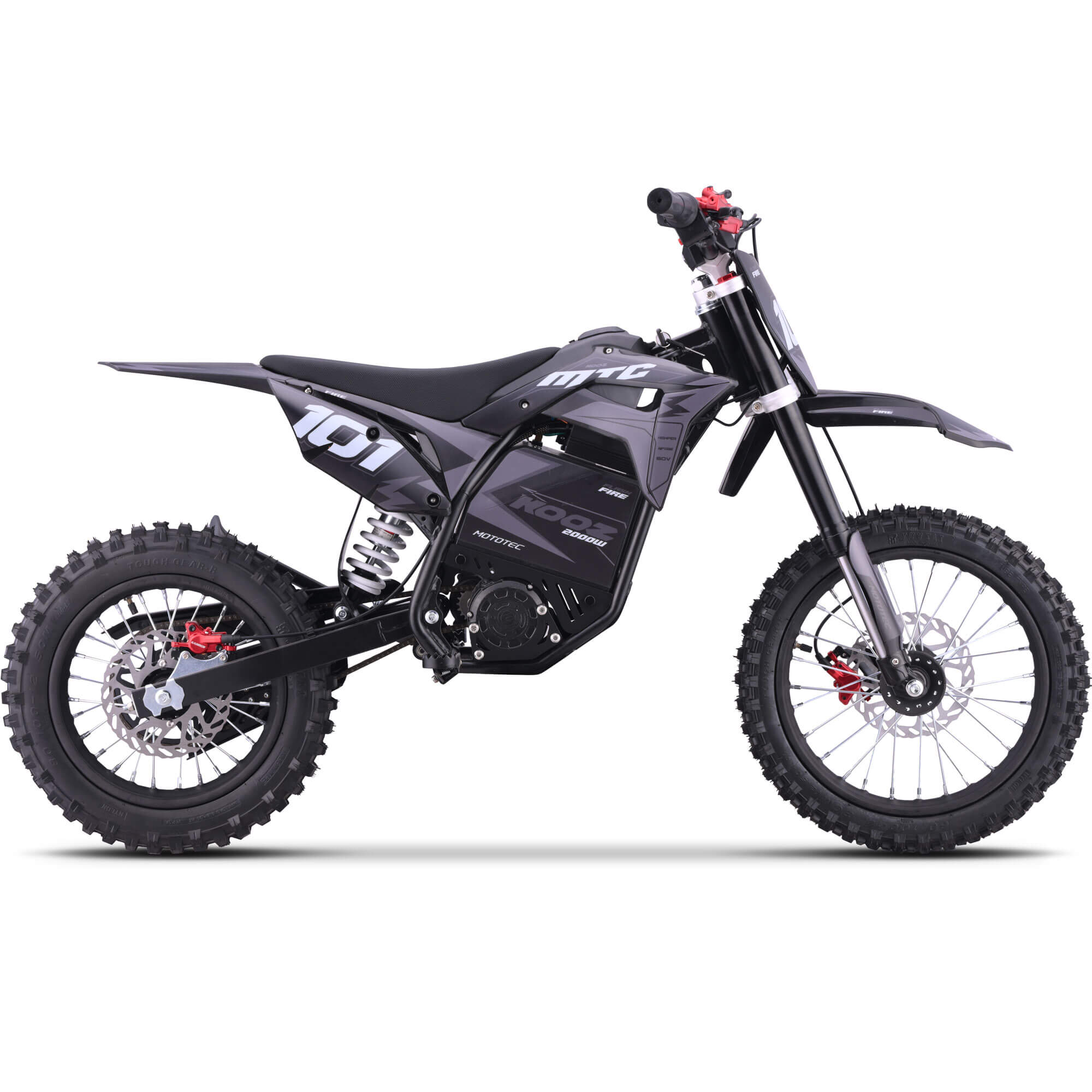 MotoTec 2000W 60V PRO (HP115E) Kids' Suspension Lithium Electric Dirt Bike