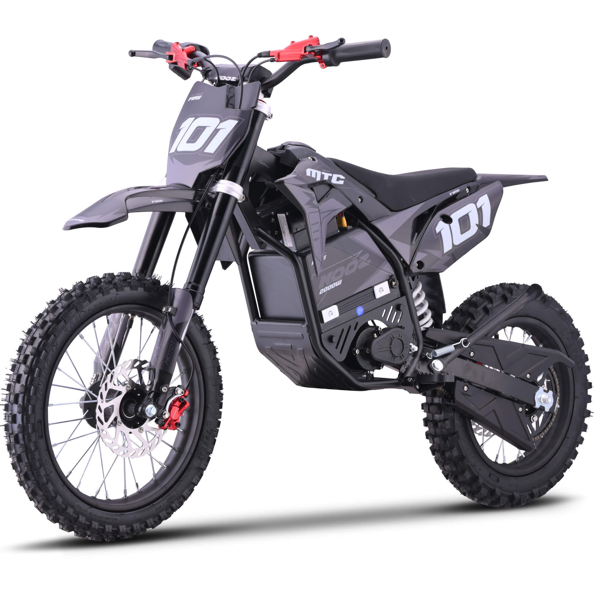 MotoTec 2000W 60V PRO (HP115E) Kids' Suspension Lithium Electric Dirt Bike
