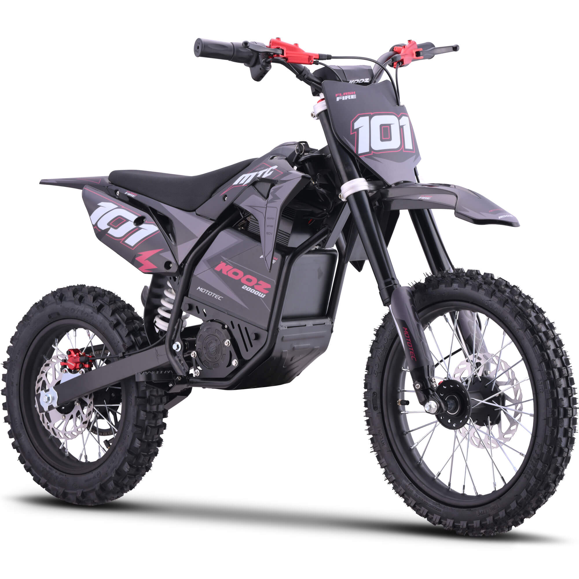 MotoTec 2000W 60V PRO (HP115E) Kids' Suspension Lithium Electric Dirt Bike