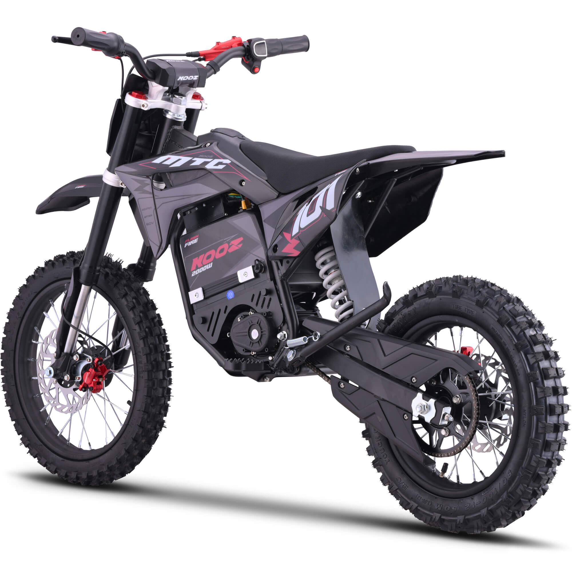 MotoTec 2000W 60V PRO (HP115E) Kids' Suspension Lithium Electric Dirt Bike