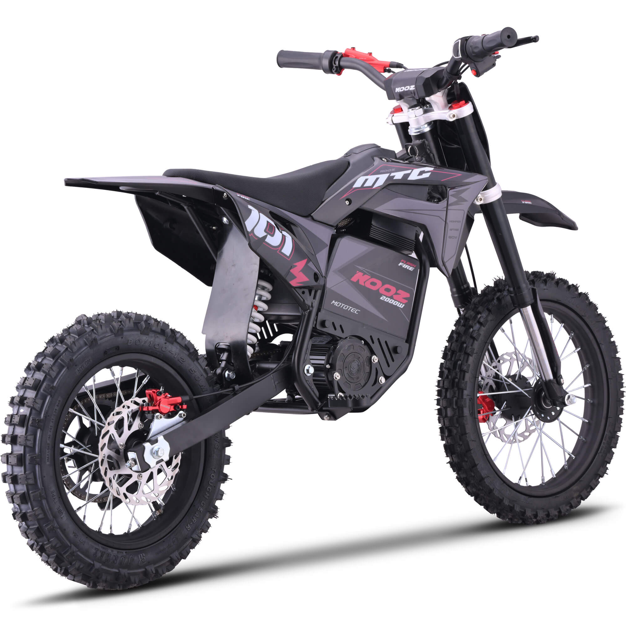 MotoTec 2000W 60V PRO (HP115E) Kids' Suspension Lithium Electric Dirt Bike