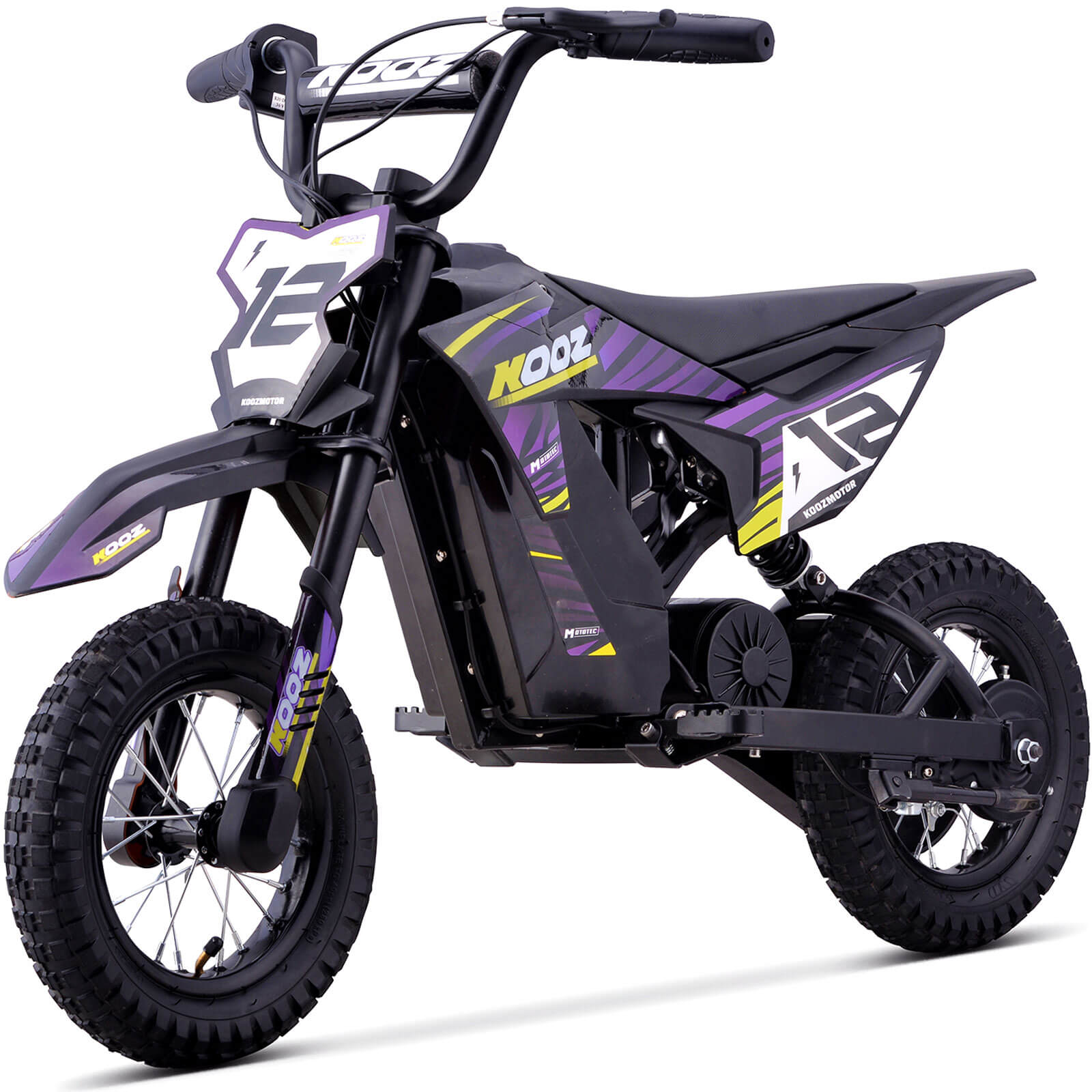 MotoTec 300W 36V HP122E Kids' Suspension Lithium Electric Dirt Bike